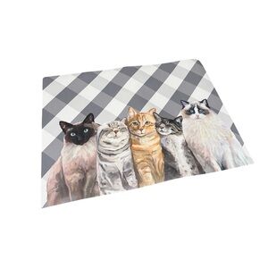 Cats Placemat for Kitchen Dining Tables for Cat Lovers